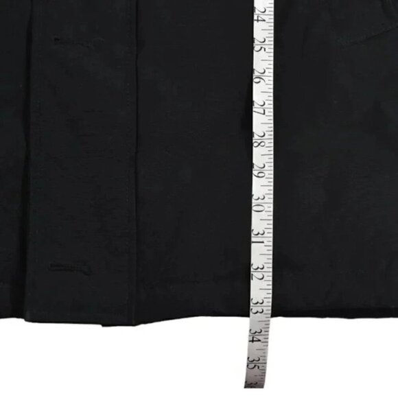 Calvin Klein Sorona Aura Parka Coat Winter Jacket Black Hood Faux Fur Size Small - Picture 12 of 12